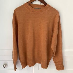 StyleNanda Burnt Orange Knit Sweater